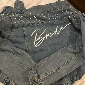 Xl Bride Pearl Jean Jacket